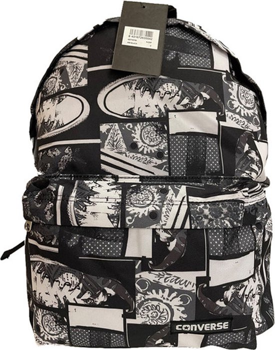 Converse Rugzak Zwart/Wit | bol