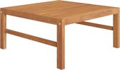 Decoways - Tuintafel 63x63x30 cm massief teakhout