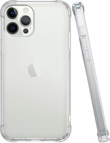 Coverzs Luxe Shock Case geschikt voor iPhone 11 Pro Max hoesje transparant - Doorzichtig hoesje geschikt voor Apple iPhone 11 Pro Max - Transparante case beschermhoesje geschikt voor iPhone 11 Pro Max hoesjes - Transparant