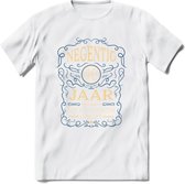 90 Jaar Legendarisch Gerijpt T-Shirt | Royal Blue - Ivoor | Grappig Verjaardag en Feest Cadeau Shirt | Dames - Heren - Unisex | Tshirt Kleding Kado | - Wit - S