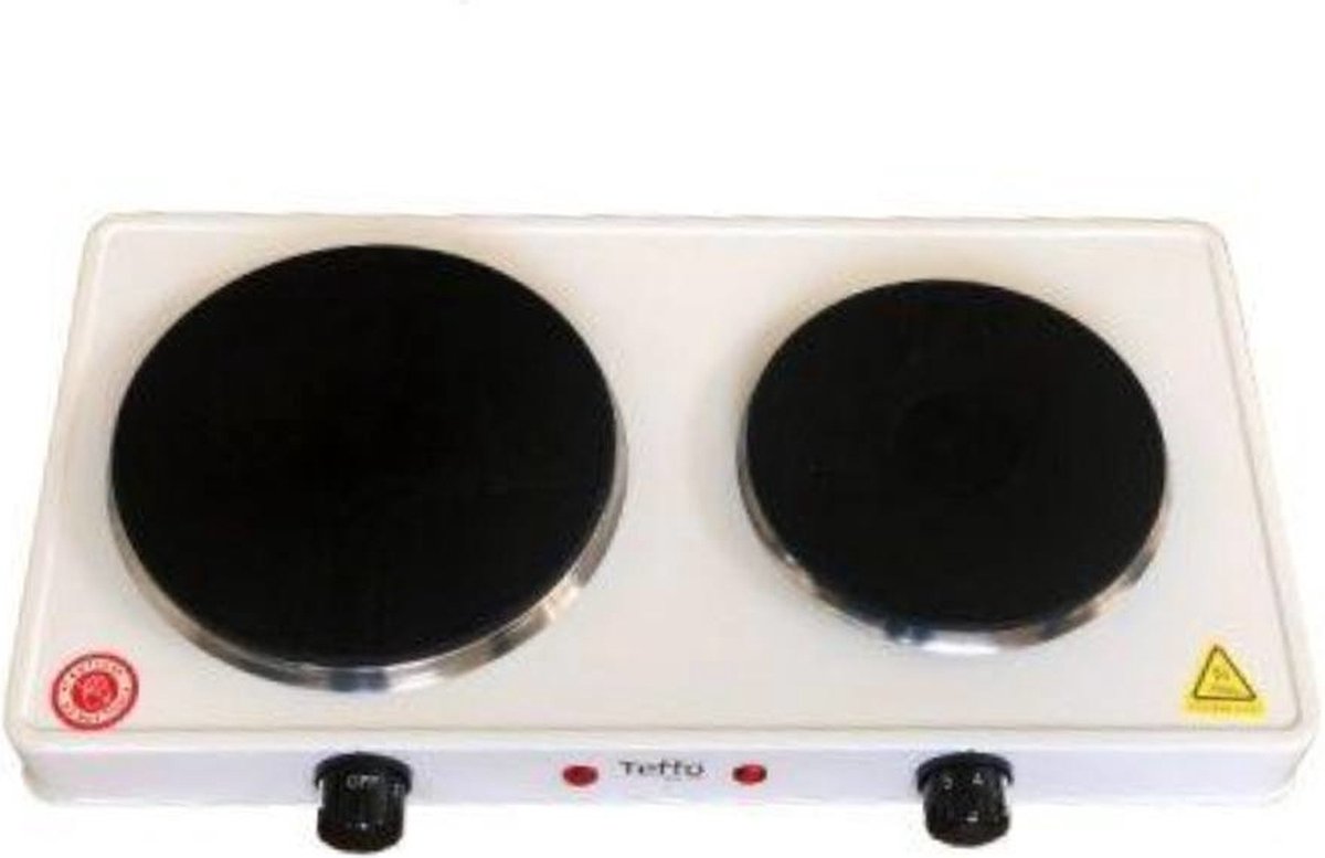 Teffo - Elektrische Kookplaat - 2 Platen - Vrijstaand - 2 pits