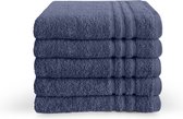 Byrklund Handdoeken set - Bath Basics - 5-delig - 5x 50x100 - 100% katoen - Blauw