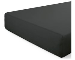Dindi Hoeslaken Basic Beauty - 140x200 - 100% katoen - Zwart