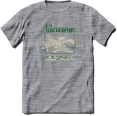 A-10 Warthog Vliegtuig T-Shirt | Unisex leger Kleding | Dames - Heren Straaljager shirt | Army F16 | Grappig bouwpakket Cadeau | - Donker Grijs - Gemaleerd - XL