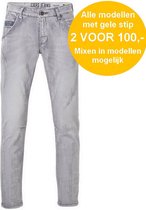 Cars Jeans - Heren Jeans - Regular Fit - Lengte 34 - Stretch  - Loyd - Grey Used