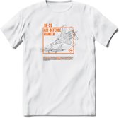 SU-35 Vliegtuig T-Shirt | Unisex leger Kleding | Dames - Heren Straaljager shirt | Army F16 | Grappig bouwpakket Cadeau | - Wit - M