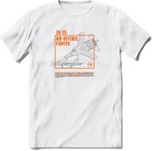 SU-35 Vliegtuig T-Shirt | Unisex leger Kleding | Dames - Heren Straaljager shirt | Army F16 | Grappig bouwpakket Cadeau | - Wit - XL