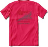 F-106 Vliegtuig T-Shirt | Unisex leger Kleding | Dames - Heren Straaljager shirt | Army F16 | Grappig bouwpakket Cadeau | - Roze - S