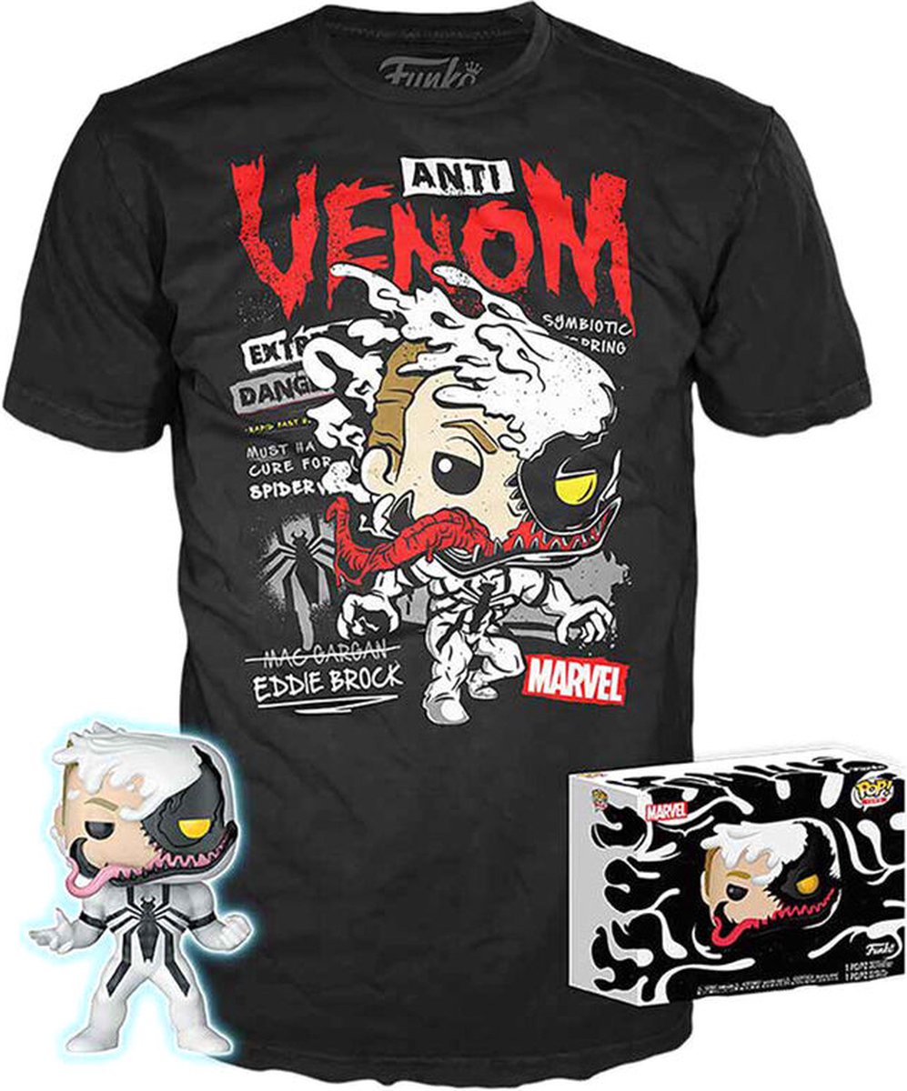 Pop! Marvel: Set Figure and Tee - Anti-Venom Maat L FUNKO
