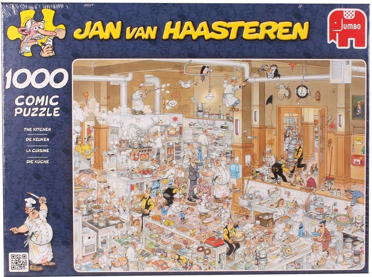Misschien Verwant Meesterschap Jan van Haasteren De Keuken puzzel - 1000 stukjes | bol.com