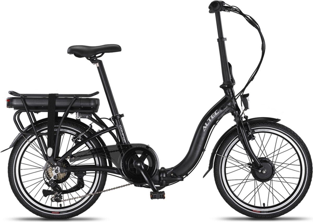 Altec Comfort E bike Vouwfiets 20 inch Mat Zwart 7v