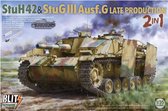 1:35 Takom 8006 StuH42&StuG III Ausf.G Late Prodution 2 in 1 Plastic kit