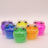 Slijm - Putty - Slime - Kikker figuurtje - Anti Kleef - Slijm Pakket - 6 kleuren