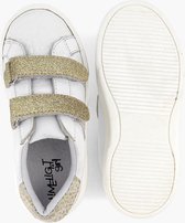 limelight girl Witte leren sneaker glitter - Maat 27