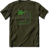 SU-33 Vliegtuig T-Shirt | Unisex leger Kleding | Dames - Heren Straaljager shirt | Army F16 | Grappig bouwpakket Cadeau | - Leger Groen - XL