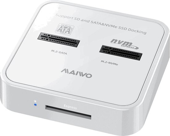 Station d'accueil Maiwo K3016SD pour M.2 SATA et NVMe - USB3.1 Gen 2 -  Lecteur de