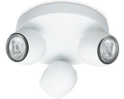 Prolight Bola - Opbouwspot -  LED - GU10 - Wit - 3 lichtpunten