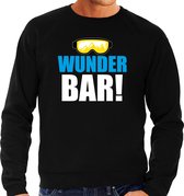 Apres ski trui Wunderbar zwart  heren - Wintersport sweater - Foute apres ski outfit/ kleding/ verkleedkleding L