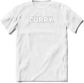 Curry - Snack T-Shirt | Grappig Verjaardag Kleding Cadeau | Eten En Snoep Shirt | Dames - Heren - Unisex Tshirt | - Wit - 3XL