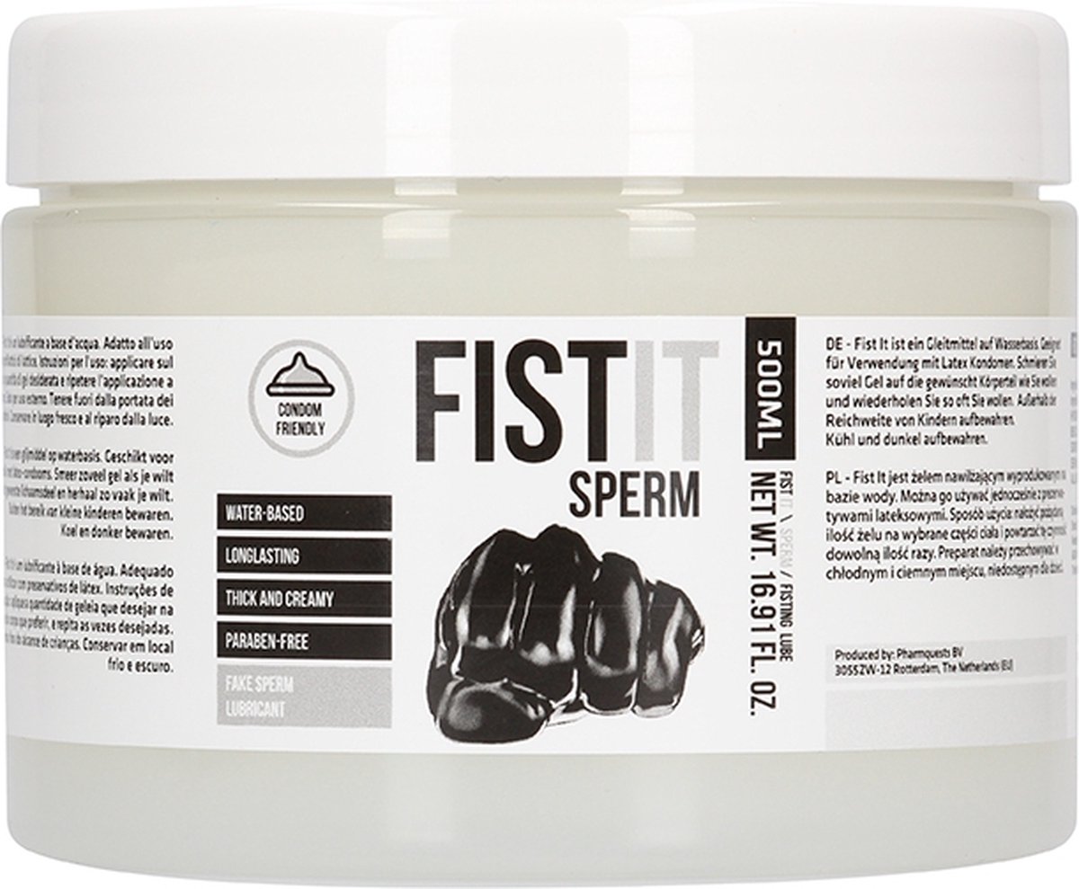 Goedkoopste Shots Pharmquests Anaal glijmiddel Fist It Sperm 500 ml