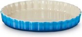 Le Creuset Aardewerken taartvorm Marseilleblauw 28cm