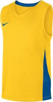 Nike team basketbal shirt junior geel kobalt NT0200719, maat 140