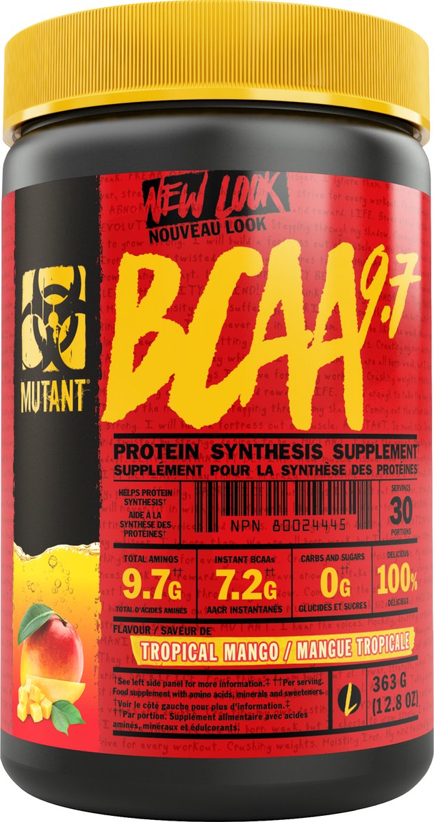 Goedkoopste Mutant BCAA 9.7 30servings Tropical Mango