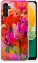 Coque Smartphone Samsung Galaxy A13 Silicone Case Tulipes