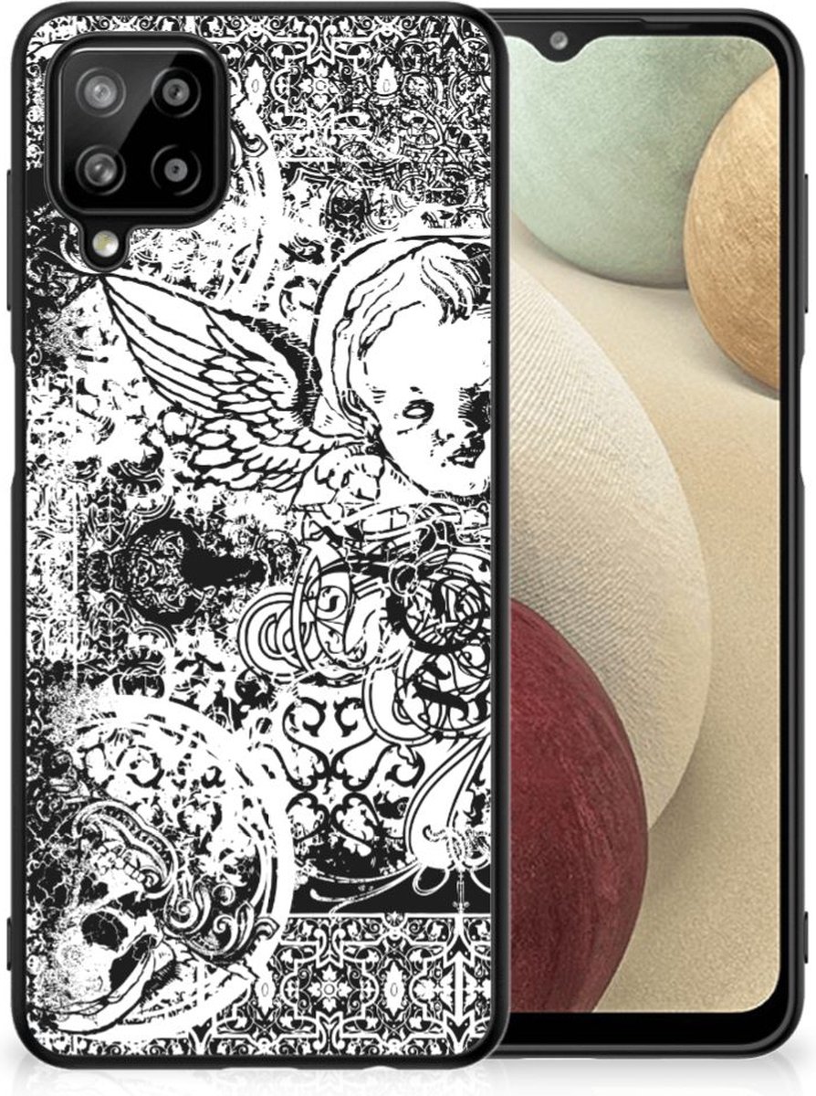 Telefoonhoesje Samsung Galaxy A12 Skulls Angel