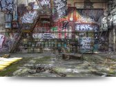 Maison de France - Canvas Abandoned buildings colletion -17 - canvas - 80 x 120 cm
