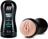M for Men - Soft and Wet Masturbator Self Lubricating - Noppen - Dildo - Vibrator - Penis - Penispomp - Extender - Buttplug - Sexy - Tril ei - Erotische - Man - Vrouw - Penis - Her