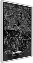 City Map: Hamburg (Dark).