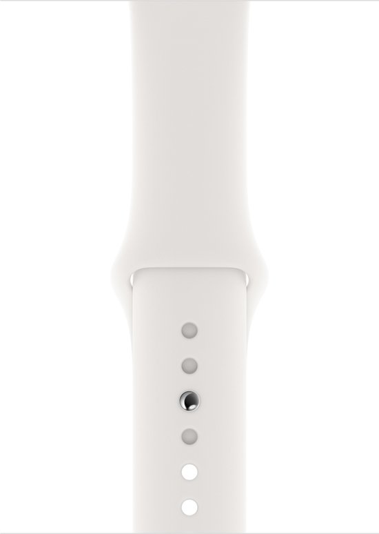 Apple Watch Series 5 GPS + Cell 44mm Silver Alu Case White Band | bol.com