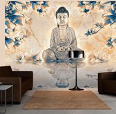 Fotobehang - Buddha of prosperity.