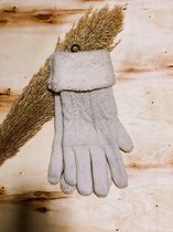 Winter Handschoenen - Dames - Verwarmde - Wit