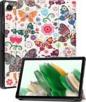 Samsung Tab A8 Hoes Luxe Hoesje Book Case - Samsung Tab A8 Hoes Cover - Vlinder
