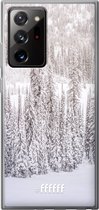6F hoesje - geschikt voor Samsung Galaxy Note 20 Ultra -  Transparant TPU Case - Snowy #ffffff