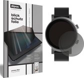 dipos I Privacy-Beschermfolie mat compatibel met TicWatch E3 Smartwatch Privacy-Folie screen-protector Privacy-Filter (expres kleiner dan het glas omdat het gebogen is)