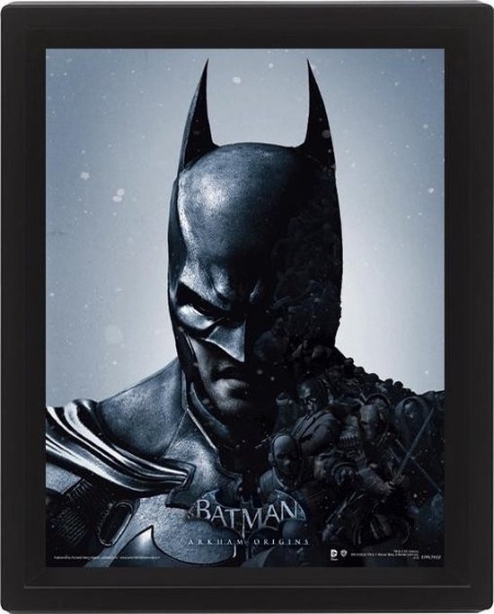 Merchandising BATMAN - 3D Lenticular Poster 26X20 - Batman/Joker Arkham Origins