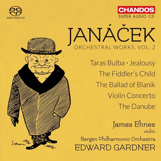 Foto: James ehnes bergen philharmonic orchestra edward gardner jan cek orchestral works vol 2 super audio cd 