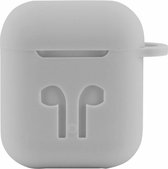 Case Cover Voor Geschikt voor Apple Airpods - Siliconen Grijs