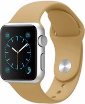 Rubberen sport bandje voor de Geschikt voor Apple Watch 38mm - 40mm S/M - Walnut 1|2|3|4|5|6|7