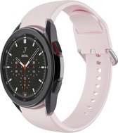 Samsung Galaxy Watch 4 - Luxe Silicone Bandje - Roze - Large - 20mm