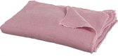 Plaid | textiel | roze | 200x150x (h)0.5 cm