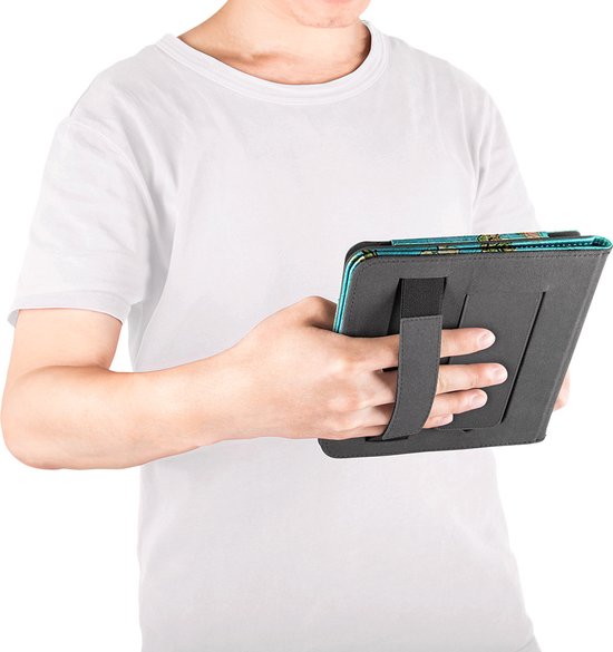 Lunso - Luxe sleepcover stand hoes - Geschikt voor Kobo Sage (8 inch) - Van Gogh Amandelbloesem van Lunso — afbeelding 3