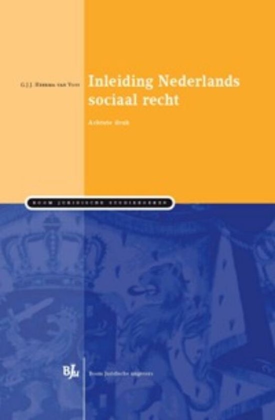 Inleiding Nederlands sociaal recht - cover
