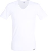 Gotzburg heren T-shirt slim fit V-hals 95/5 (1-pack) - stretch ondershirt - wit - Maat: 3XL