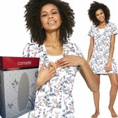 Cornette | Vicky | comfortabel katoenen nachthemd |zwangerschap | 100 % katoen M
