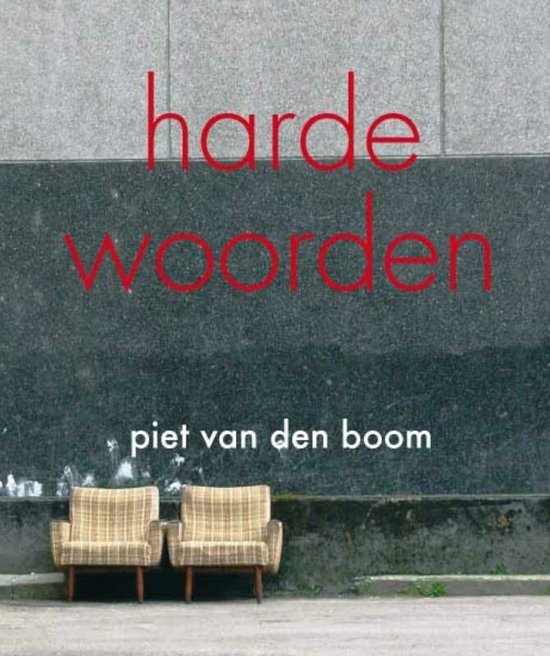 Cover van het boek 'Harde woorden' van Piet van den Boom