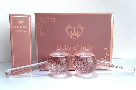 Dolly and Jolly - Coffret Cadeau Beauty Luxe avec Glaçons + Sérum Or Rose +  Coffret... | bol.com